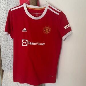 Adidas Kids Red Soccer Jersey
